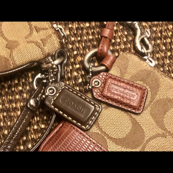 2 classic Coach wristlets - Picture 2 of 5